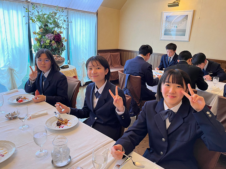 高校受験が終わった中3生 ふくし英数教室