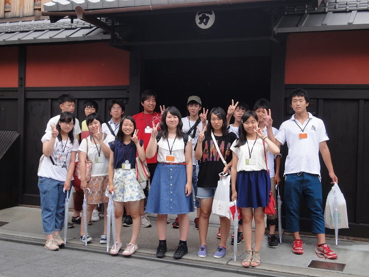 京都 祇園・一力前