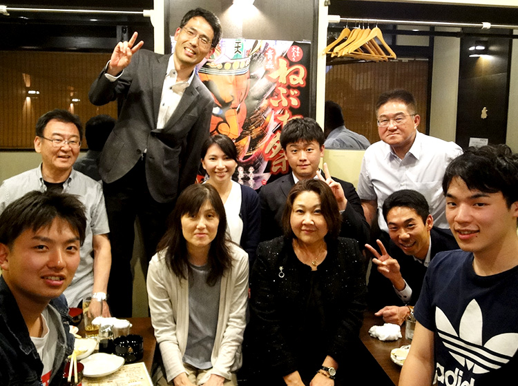 立命館大学入試説明会後、懇親会