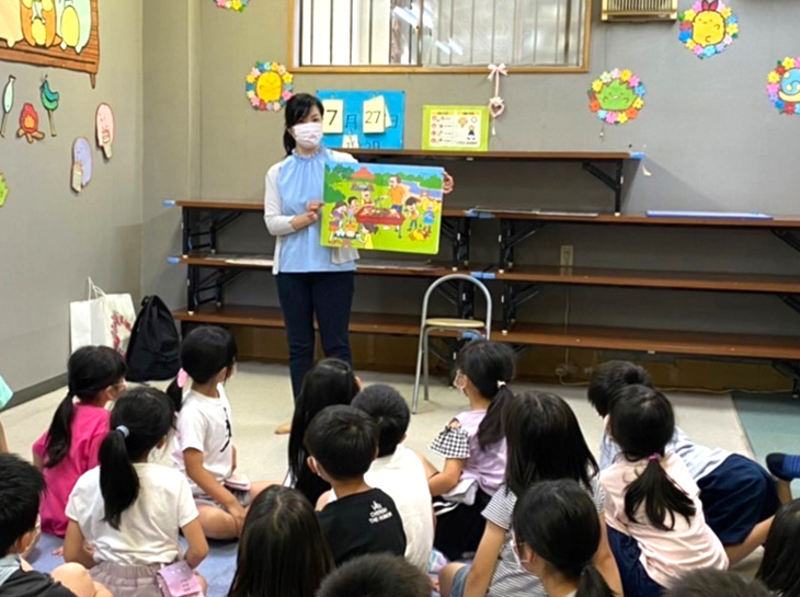 2022年7、8月　児童館での英語教室