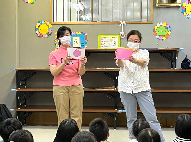 2022年7、8月　児童館での英語教室