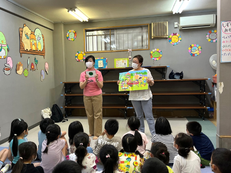 2022年7、8月　児童館での英語教室